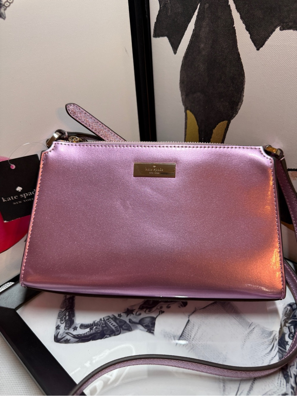 Kate Spade *NWT* Kenzie Mini Crossbody in Quartz Pink - Picture 3 of 11